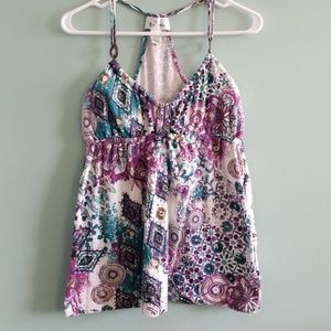 Pretty Teal/Purple tank top